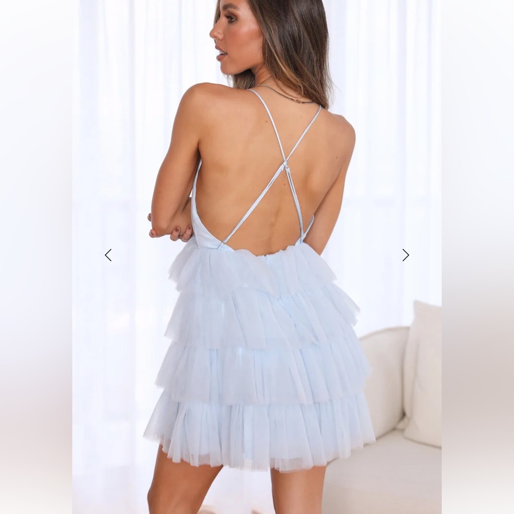 Hello Molly FAIRYTALE HYMN DRESS LIGHT BLUE - Picture 3 of 6